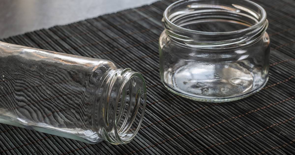 Glazen fles pot | Afvalscheidingswijzer